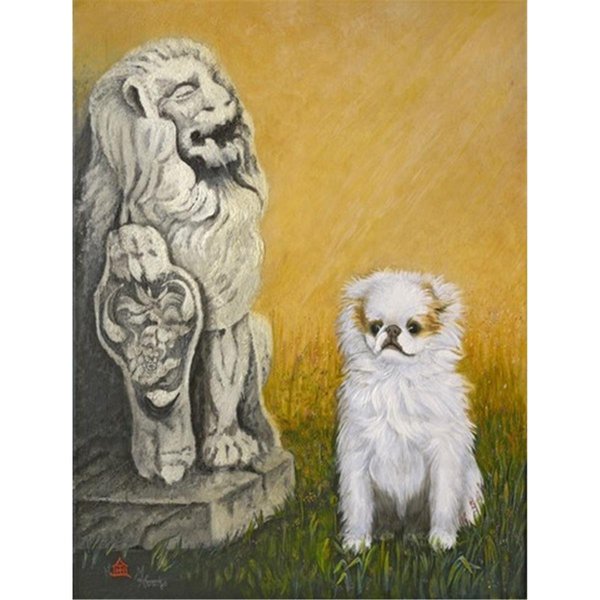 Carolines Treasures Japanese Chin Omar Flag Garden Size MH1032GF